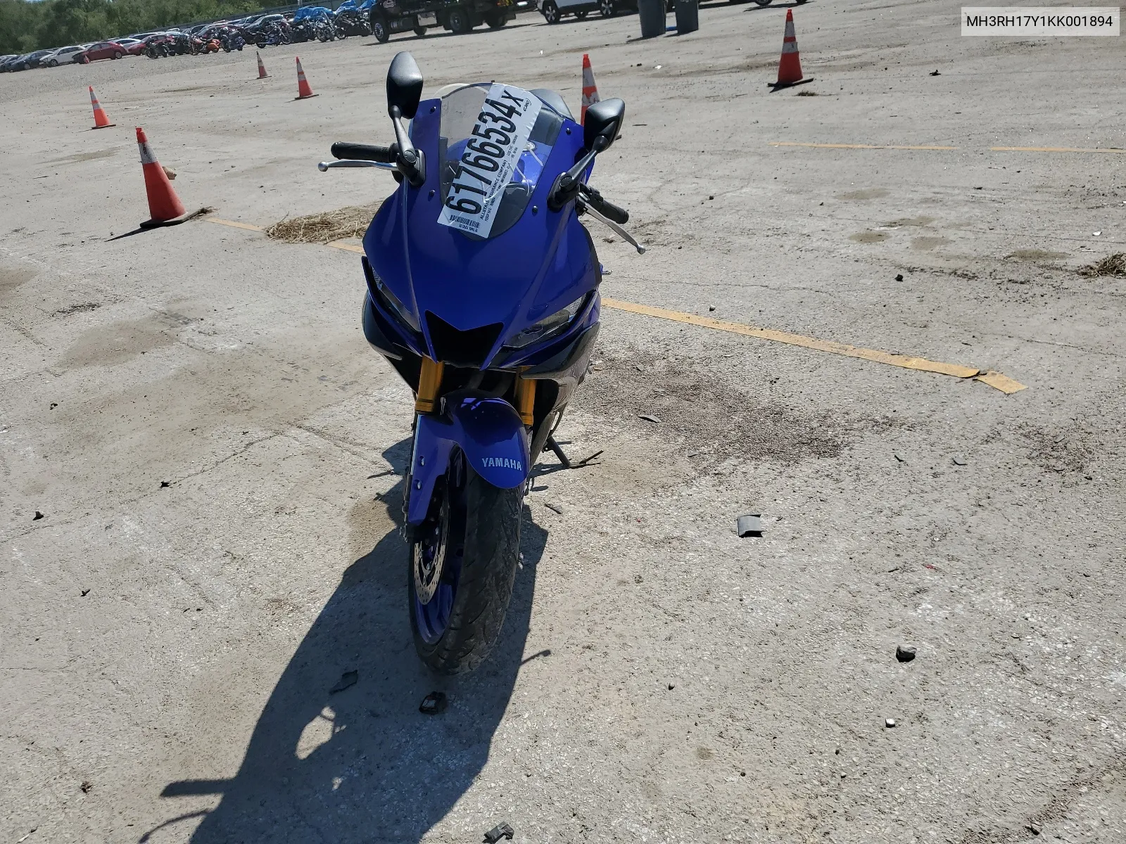 2019 Yamaha Yzfr3 VIN: MH3RH17Y1KK001894 Lot: 61766534