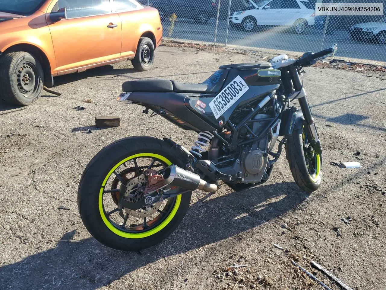 2019 Husqvarna Svartpilen 401 VIN: VBKUNJ409KM254206 Lot: 63153654