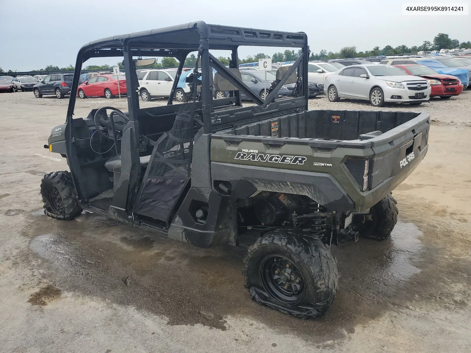 2019 Polaris Ranger Crew Xp 1000 Eps VIN: 4XARSE995K8914241 Lot: 63289824