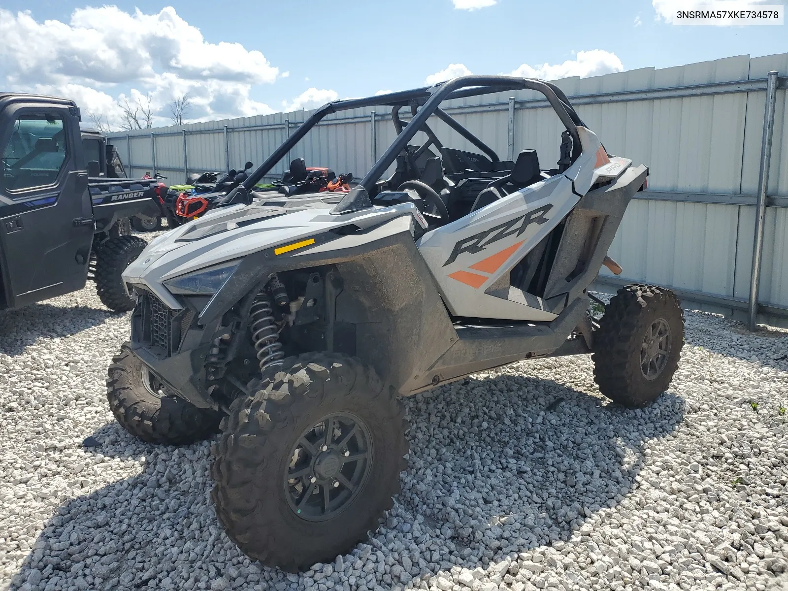 2019 Polaris Ranger 570 VIN: 3NSRMA57XKE734578 Lot: 63635974