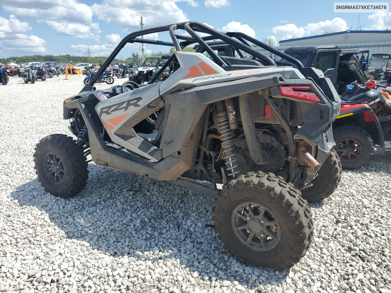 2019 Polaris Ranger 570 VIN: 3NSRMA57XKE734578 Lot: 63635974