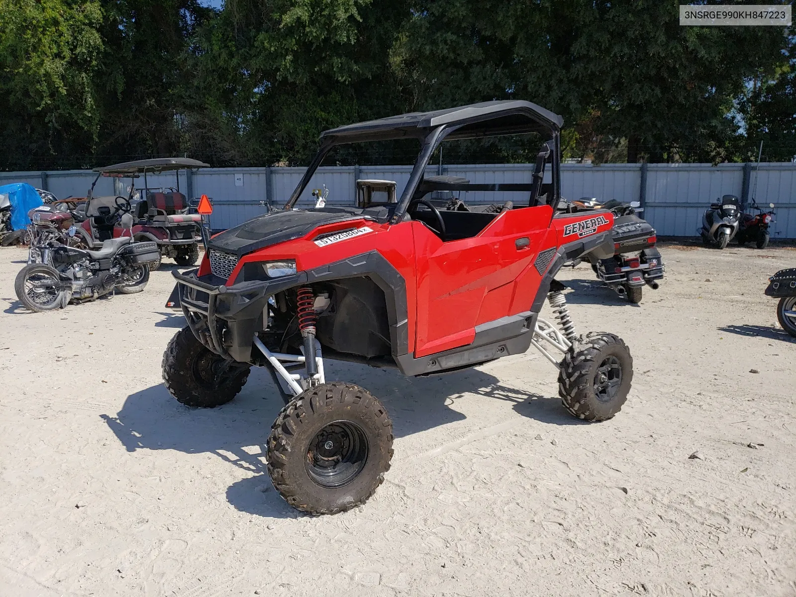 2019 Polaris General 1000 Eps VIN: 3NSRGE990KH847223 Lot: 65318154