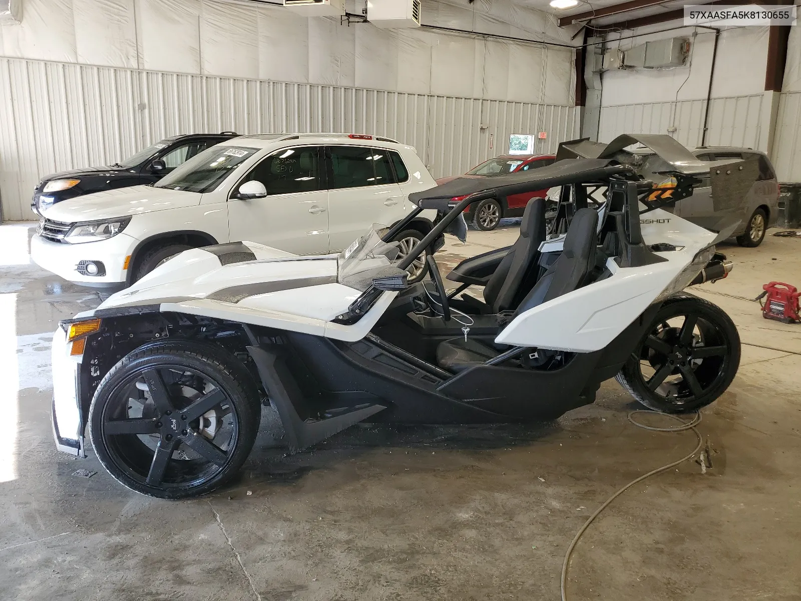 2019 Polaris Slingshot VIN: 57XAASFA5K8130655 Lot: 66860544