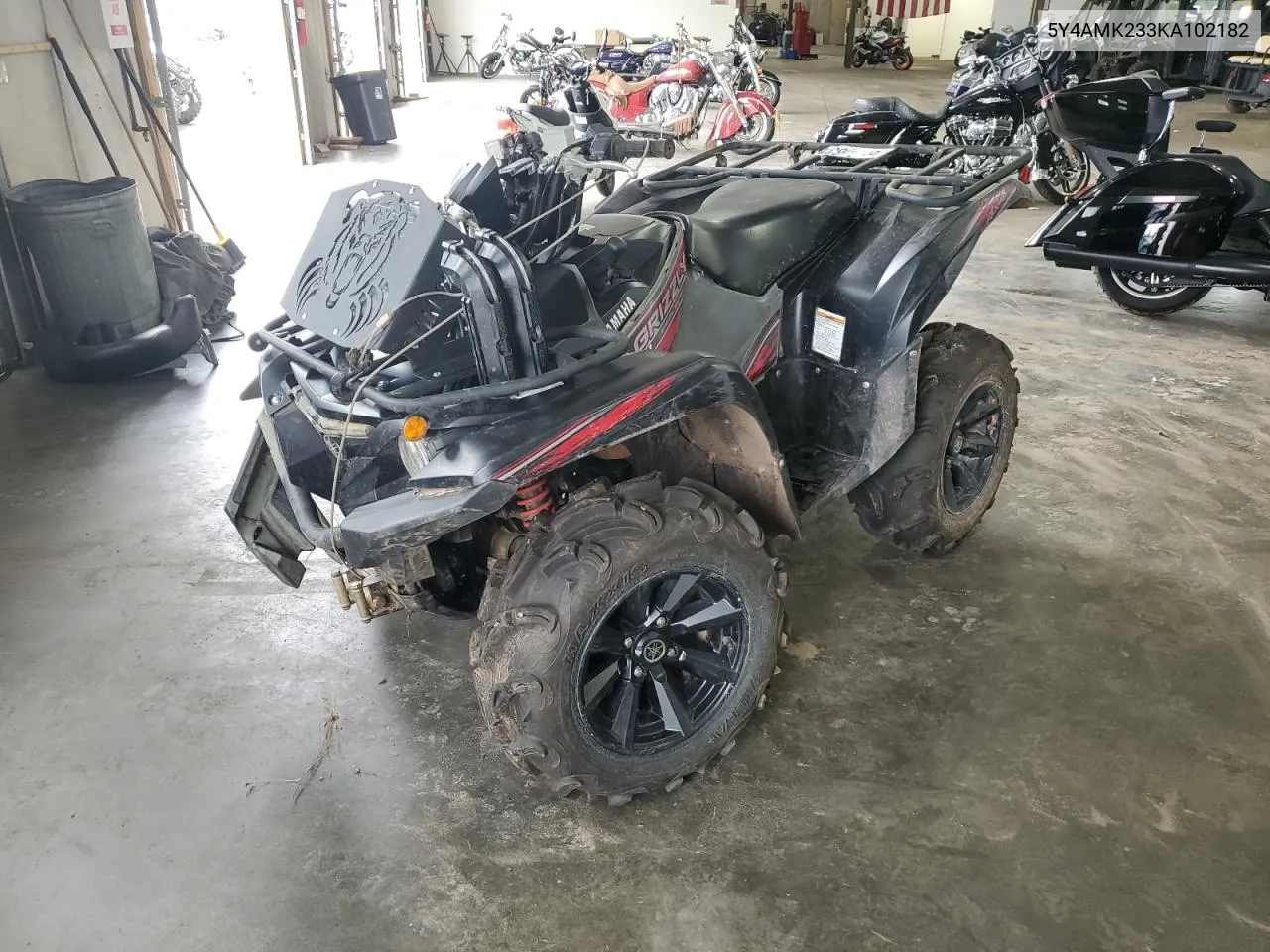 2019 Yamaha Yfm700 G VIN: 5Y4AMK233KA102182 Lot: 68608314