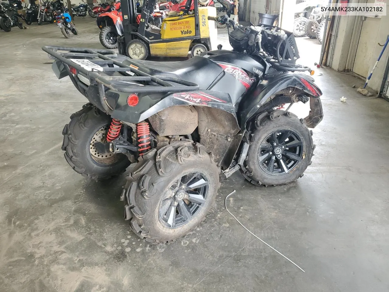 2019 Yamaha Yfm700 G VIN: 5Y4AMK233KA102182 Lot: 68608314