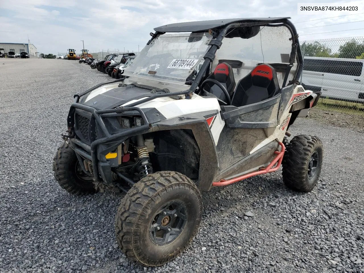 2019 Polaris Rzr S 900 VIN: 3NSVBA874KH844203 Lot: 68709144