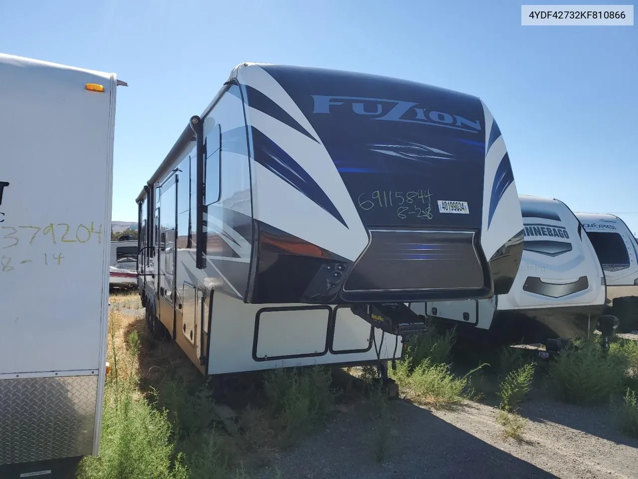 2019 Keystone Trailer VIN: 4YDF42732KF810866 Lot: 69115844