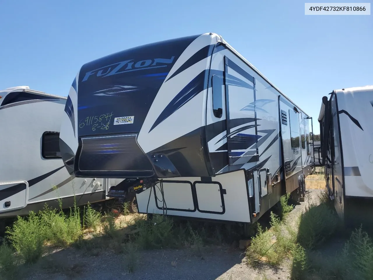 2019 Keystone Trailer VIN: 4YDF42732KF810866 Lot: 69115844