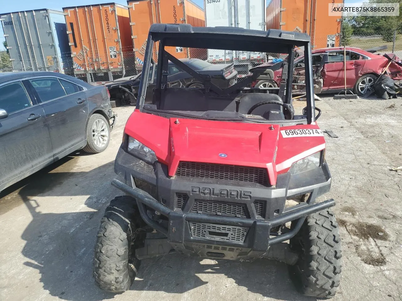 2019 Polaris Ranger Xp 900 Eps VIN: 4XARTE875K8865359 Lot: 69630374