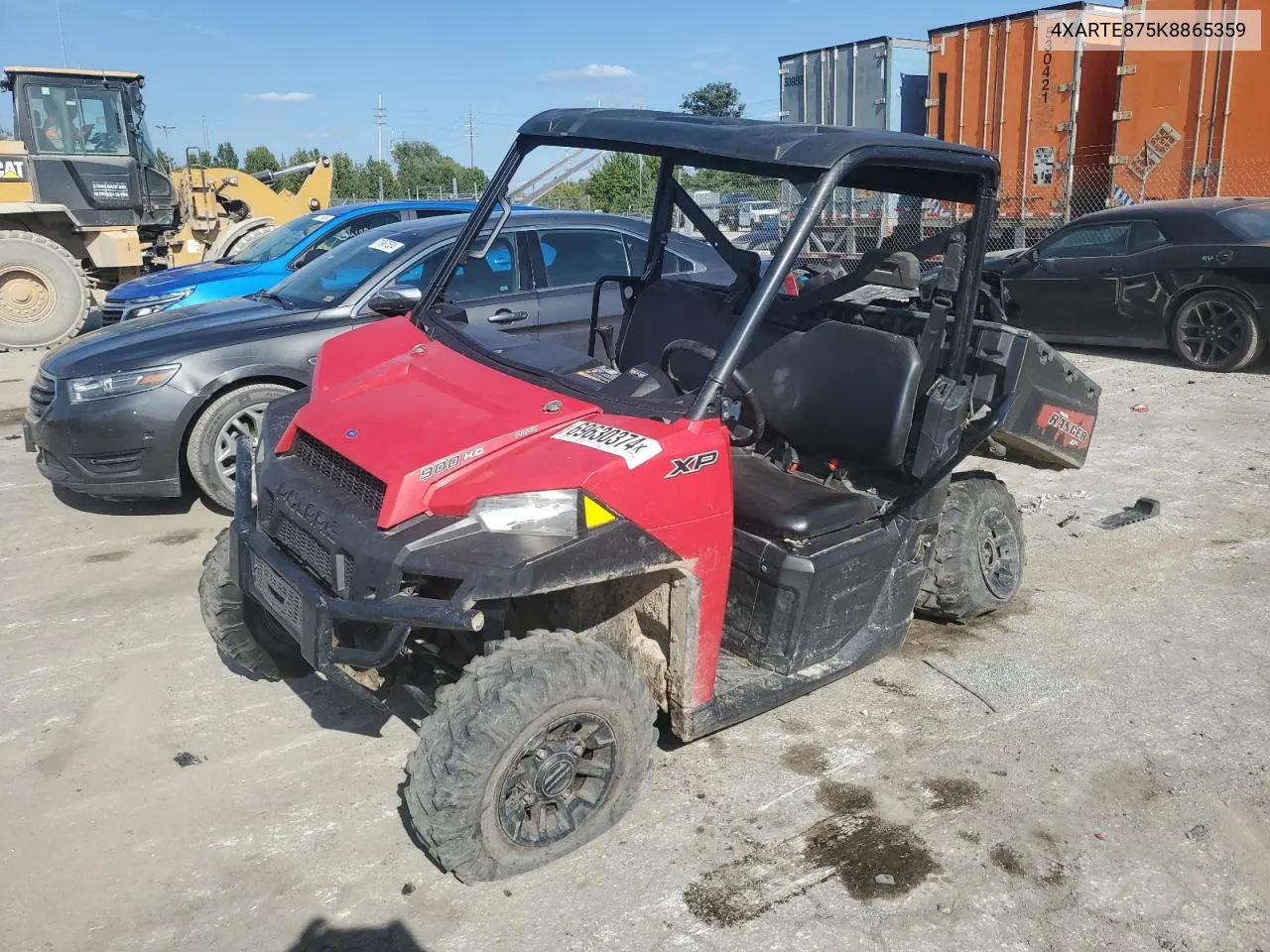 2019 Polaris Ranger Xp 900 Eps VIN: 4XARTE875K8865359 Lot: 69630374