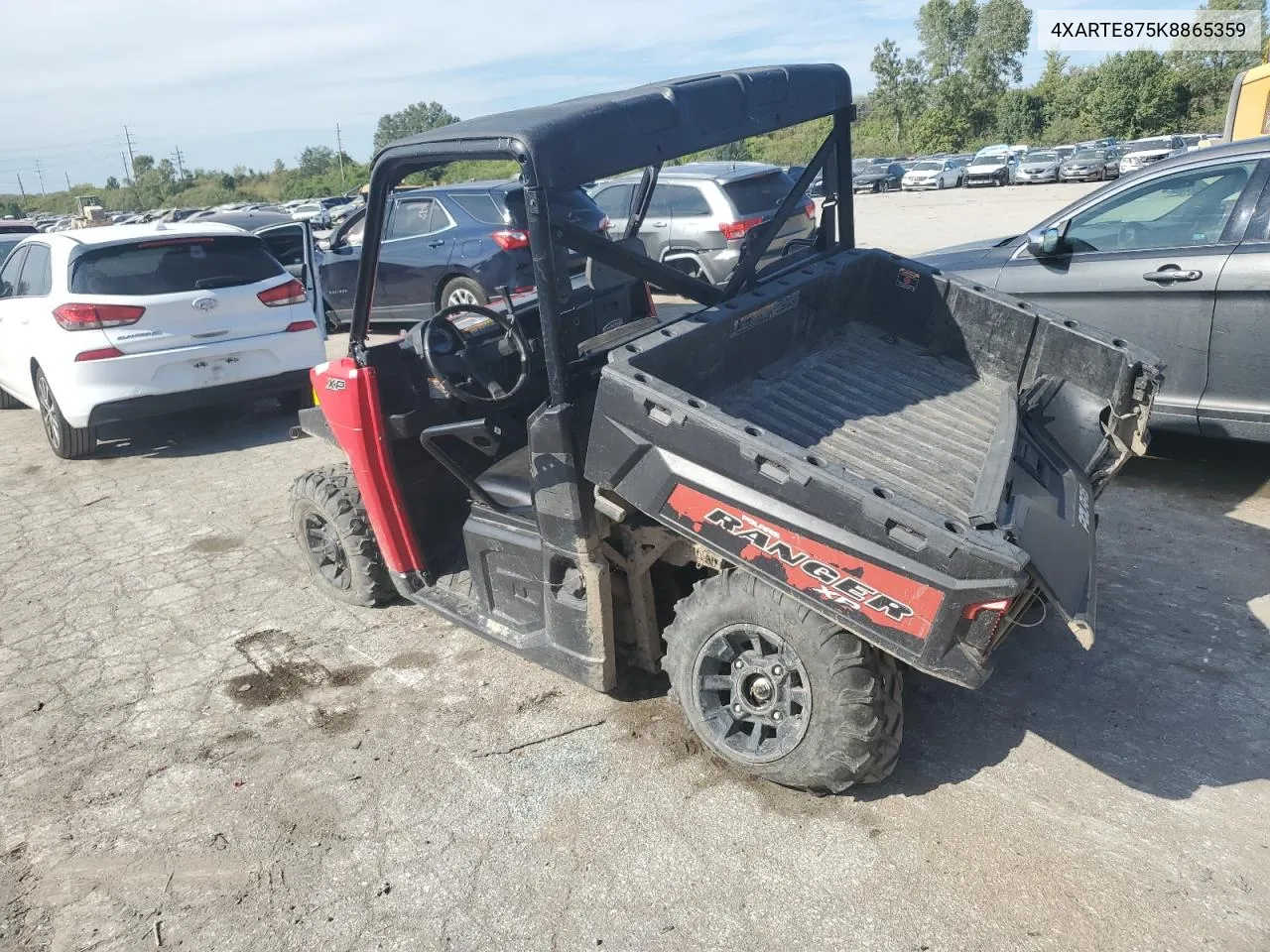 2019 Polaris Ranger Xp 900 Eps VIN: 4XARTE875K8865359 Lot: 69630374