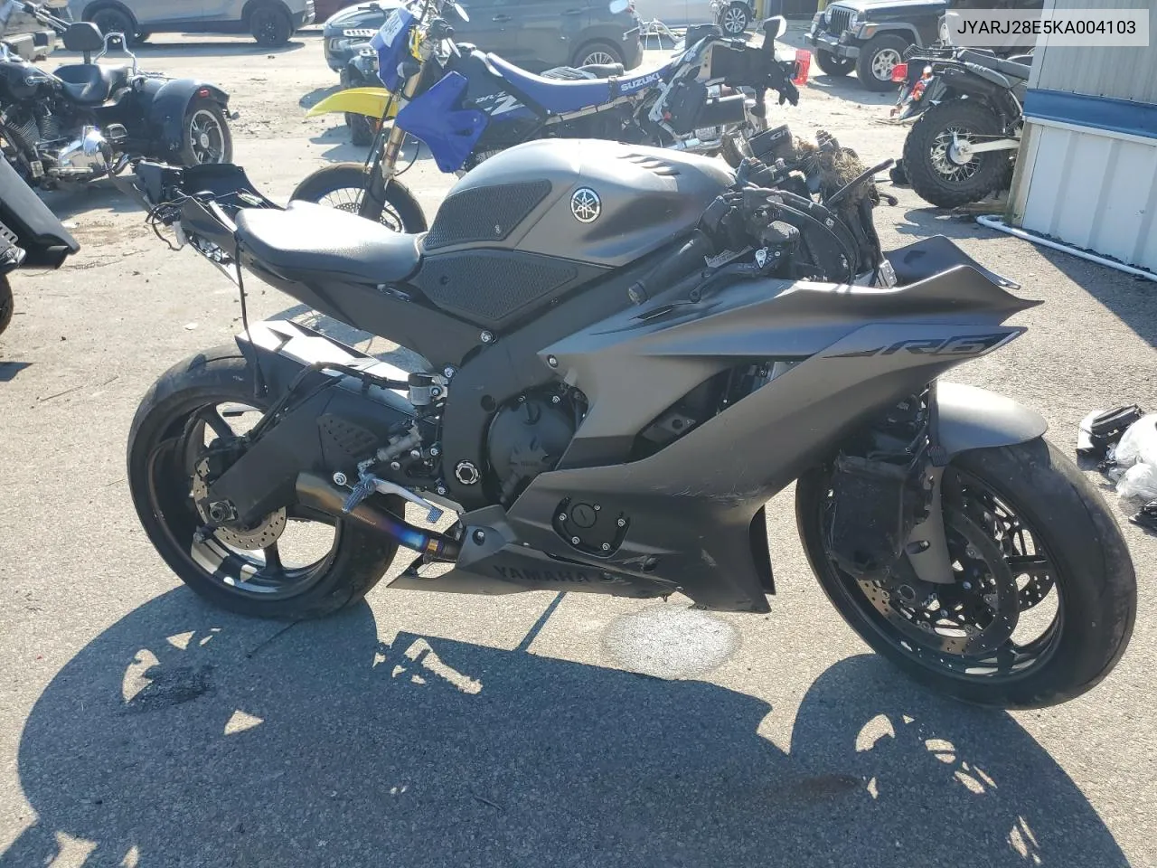 2019 Yamaha Yzfr6 VIN: JYARJ28E5KA004103 Lot: 69877194