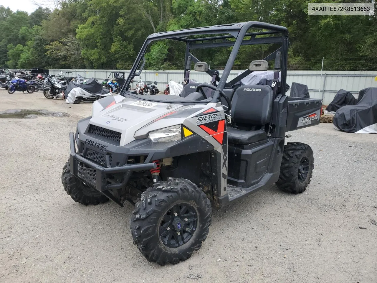 2019 Polaris Ranger Xp 900 Eps VIN: 4XARTE872K8513663 Lot: 70250534