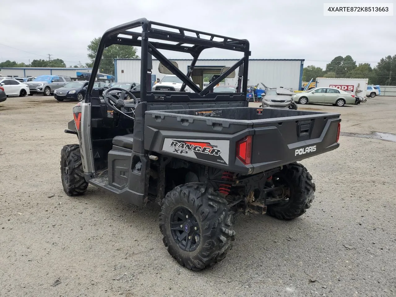 2019 Polaris Ranger Xp 900 Eps VIN: 4XARTE872K8513663 Lot: 70250534