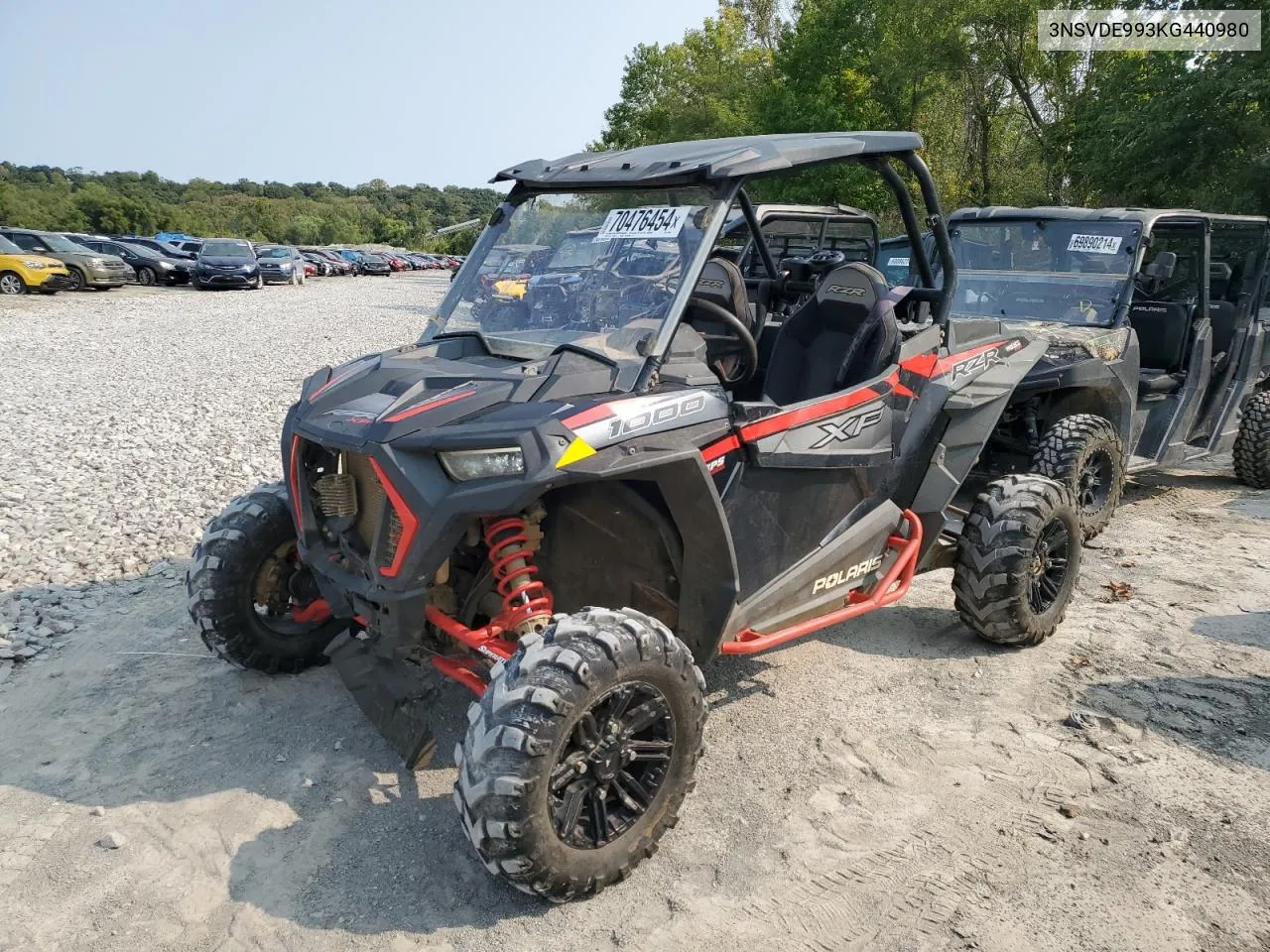 2019 Polaris Rzr Xp 1000 Eps VIN: 3NSVDE993KG440980 Lot: 70476454