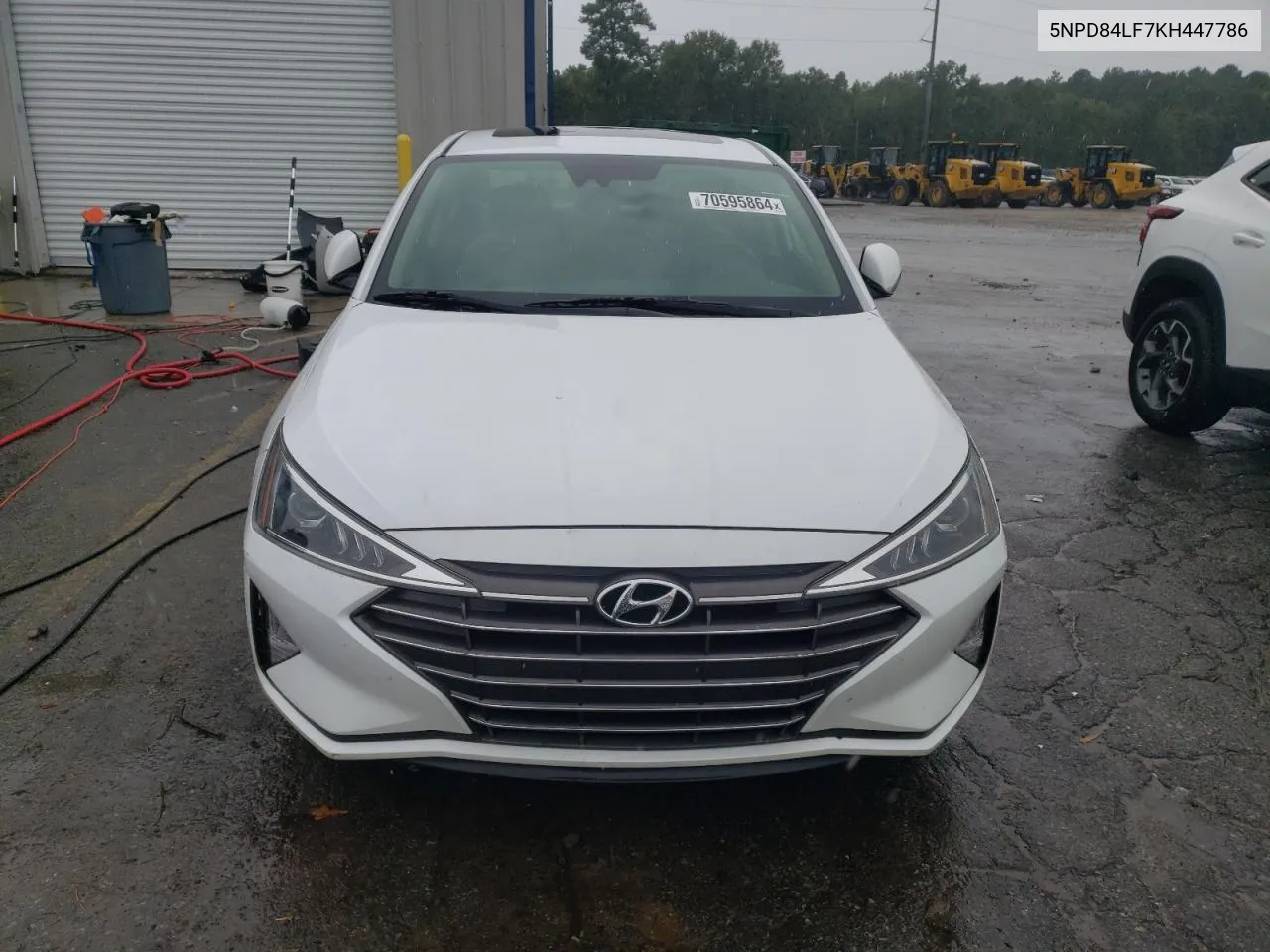 2019 Hyundai Elantra Sel VIN: 5NPD84LF7KH447786 Lot: 70595864