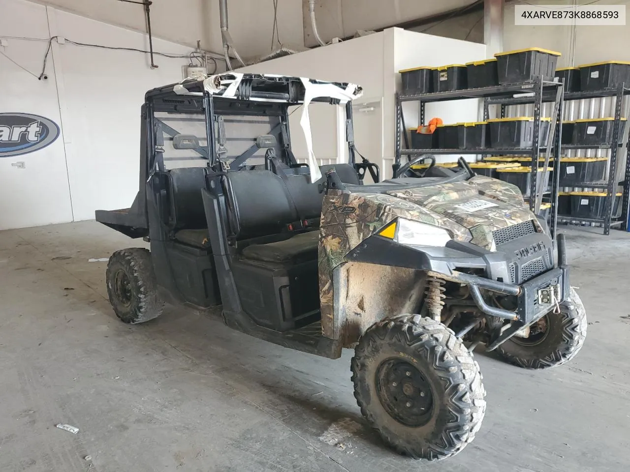 2019 Polaris Ranger Crew Xp 900 Eps VIN: 4XARVE873K8868593 Lot: 71032724