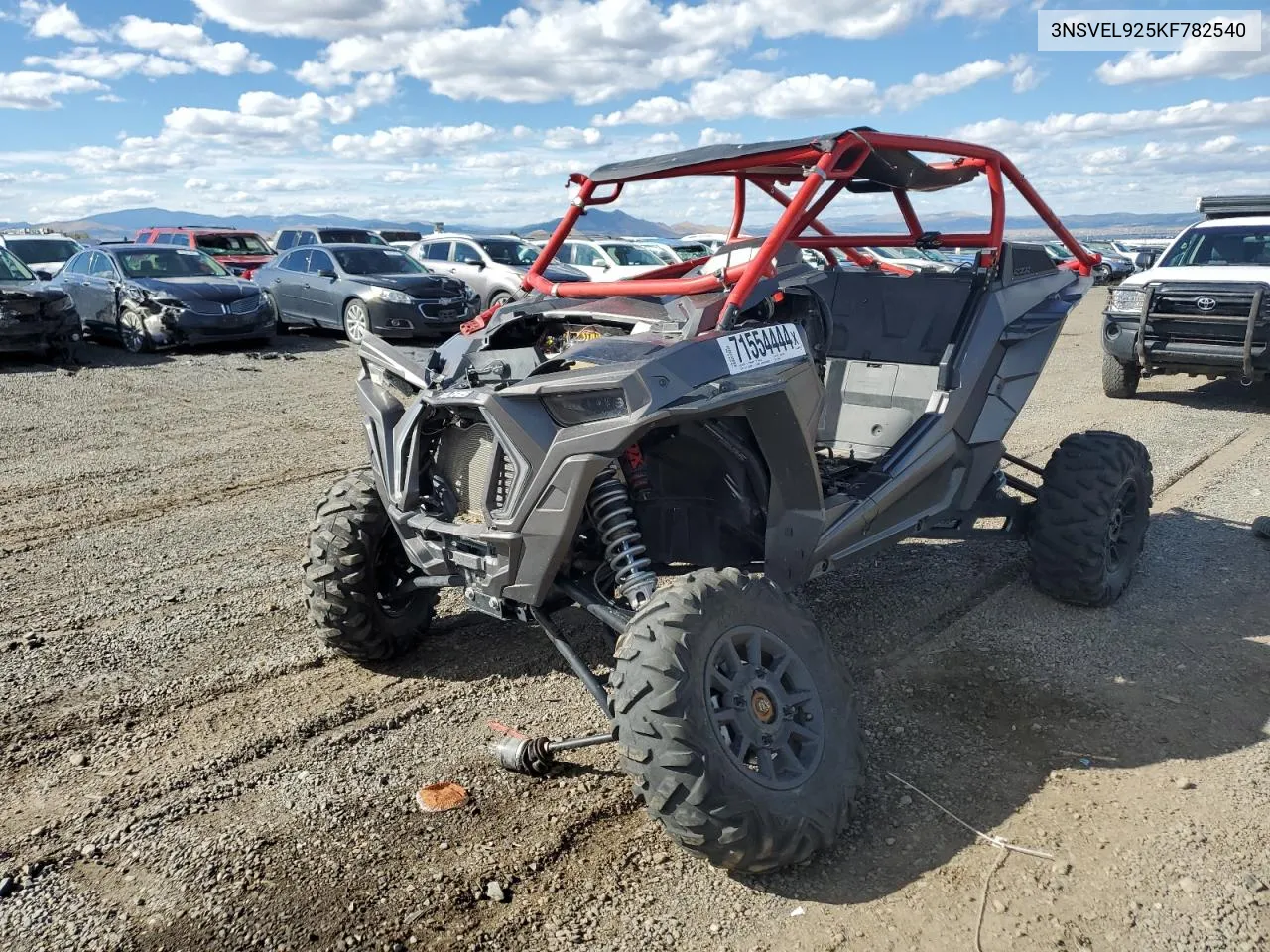 2019 Polaris Rzr Xp Turbo S VIN: 3NSVEL925KF782540 Lot: 71554444