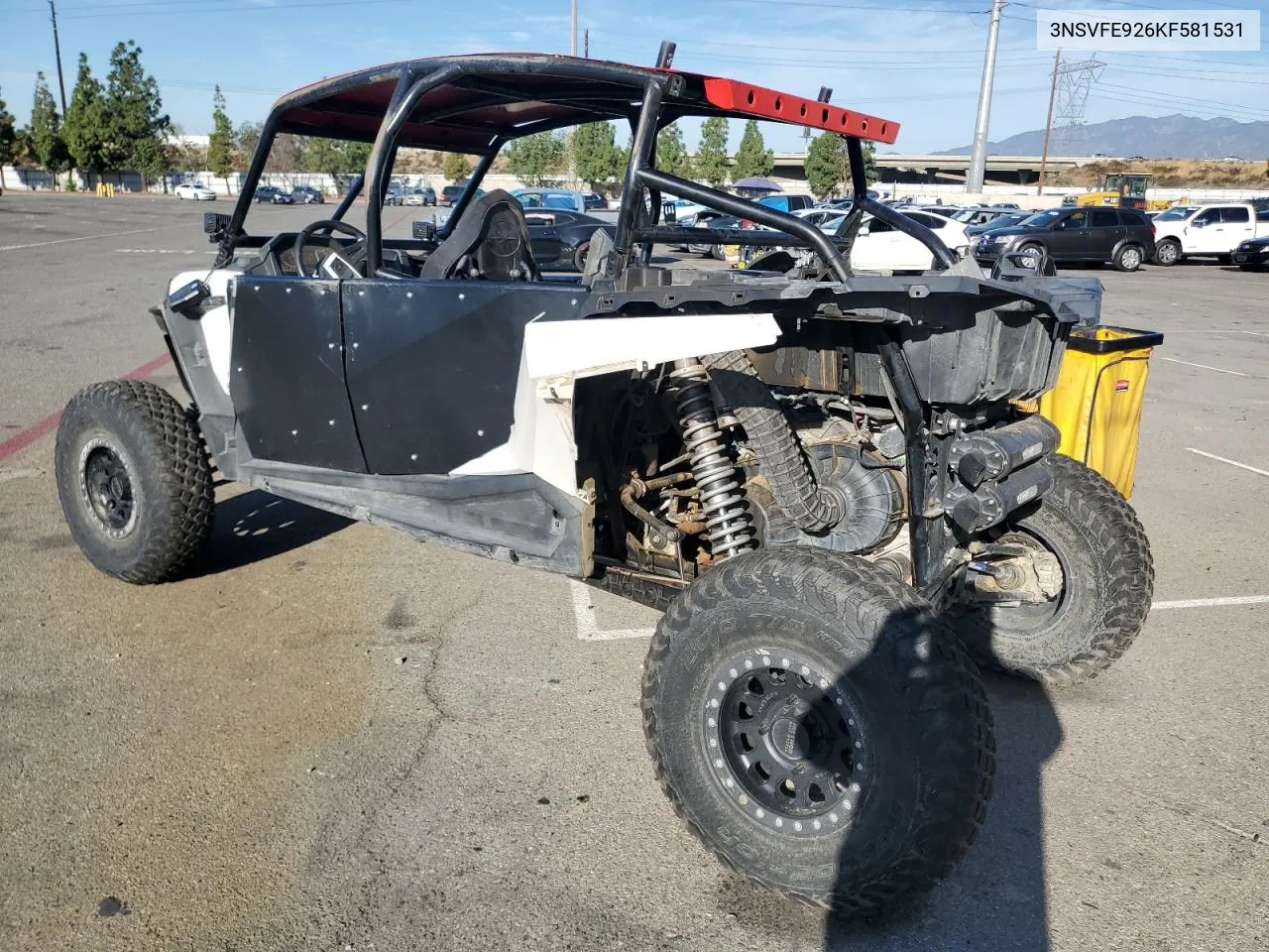 2019 Polaris Rzr Xp 4 Turbo Eps VIN: 3NSVFE926KF581531 Lot: 72060523