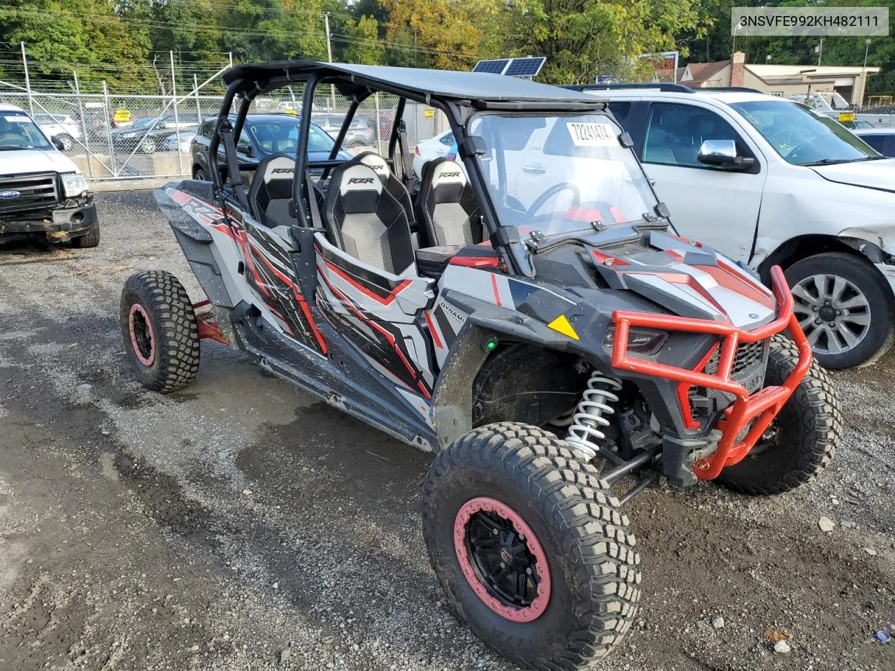 2019 Polaris Rzr Xp 4 1000 Eps VIN: 3NSVFE992KH482111 Lot: 72241474