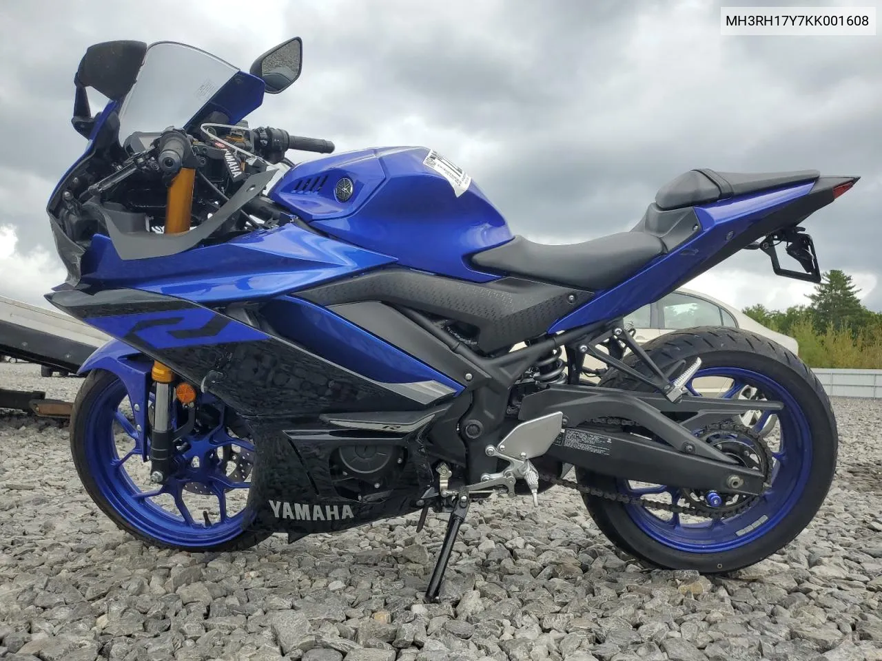 2019 Yamaha Yzfr3 VIN: MH3RH17Y7KK001608 Lot: 72284634