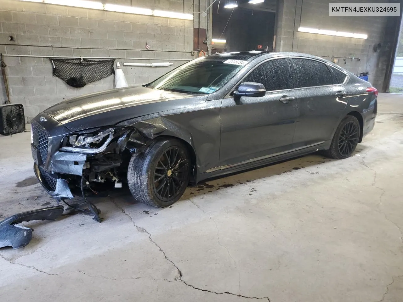 2019 Genesis G80 Base VIN: KMTFN4JEXKU324695 Lot: 72415734