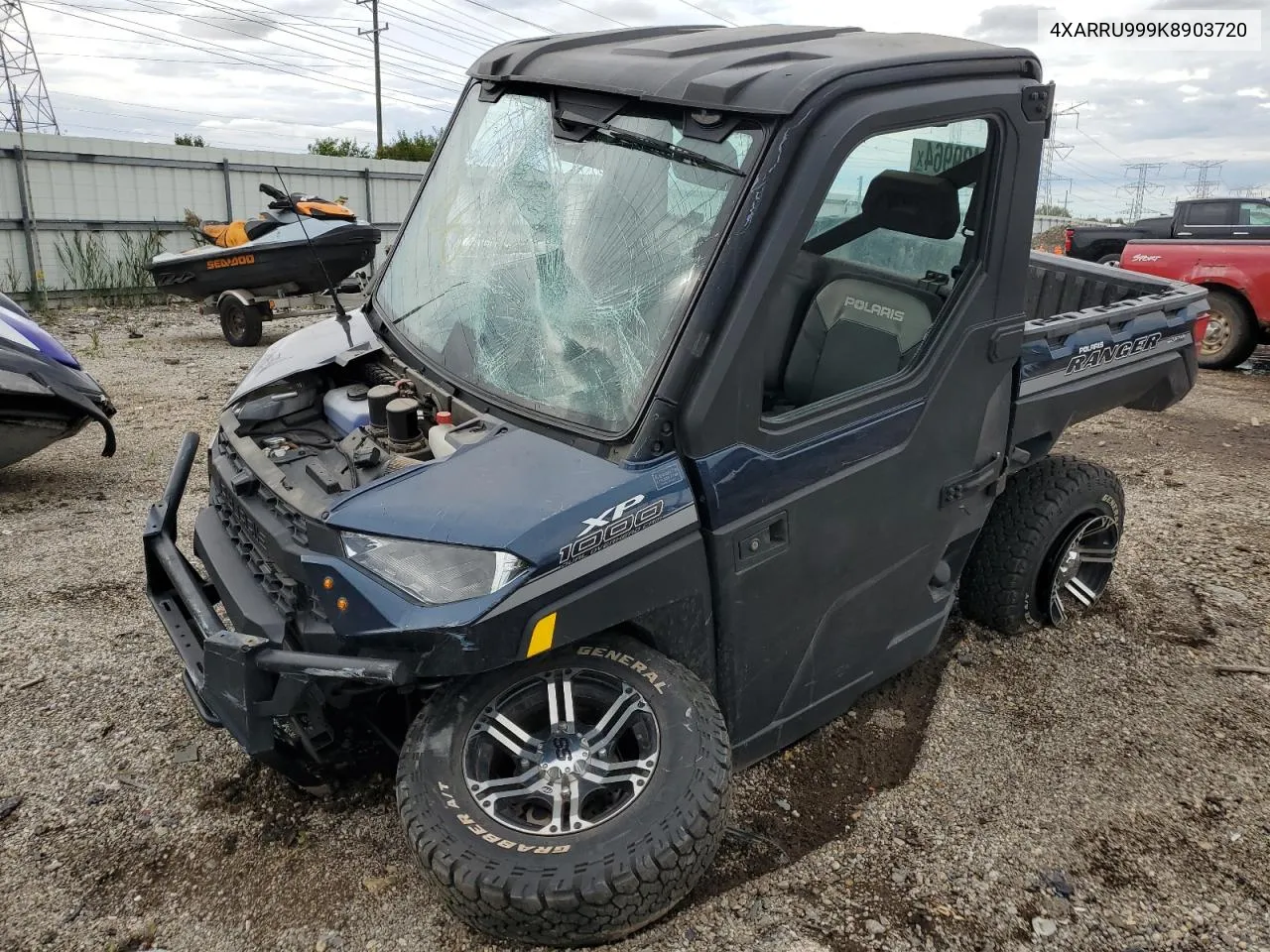 2019 Polaris Ranger Xp 1000 Eps Northstar Hvac Edition VIN: 4XARRU999K8903720 Lot: 72429964