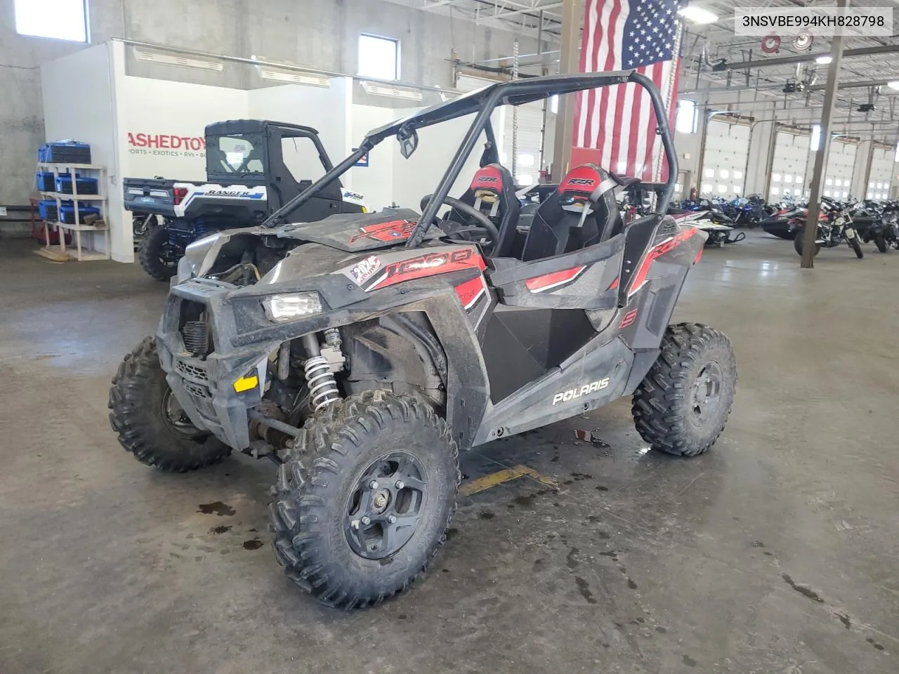 2019 Polaris Rzr S 1000 Eps VIN: 3NSVBE994KH828798 Lot: 73004204