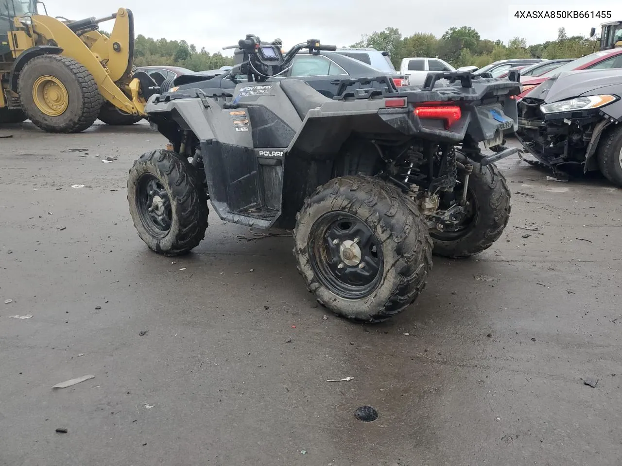 2019 Polaris Sportsman 850 VIN: 4XASXA850KB661455 Lot: 73193874