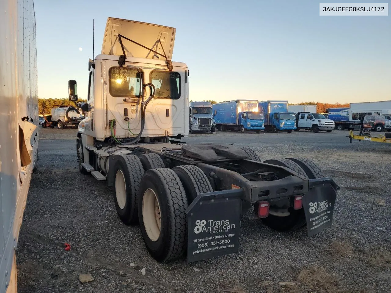 2019 Freightliner Cascadia 125 VIN: 3AKJGEFG8KSLJ4172 Lot: 73784144