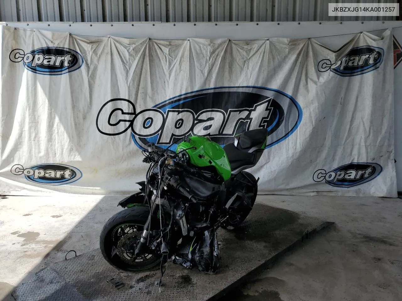 2019 Kawasaki Zx636 K VIN: JKBZXJG14KA001257 Lot: 73803954