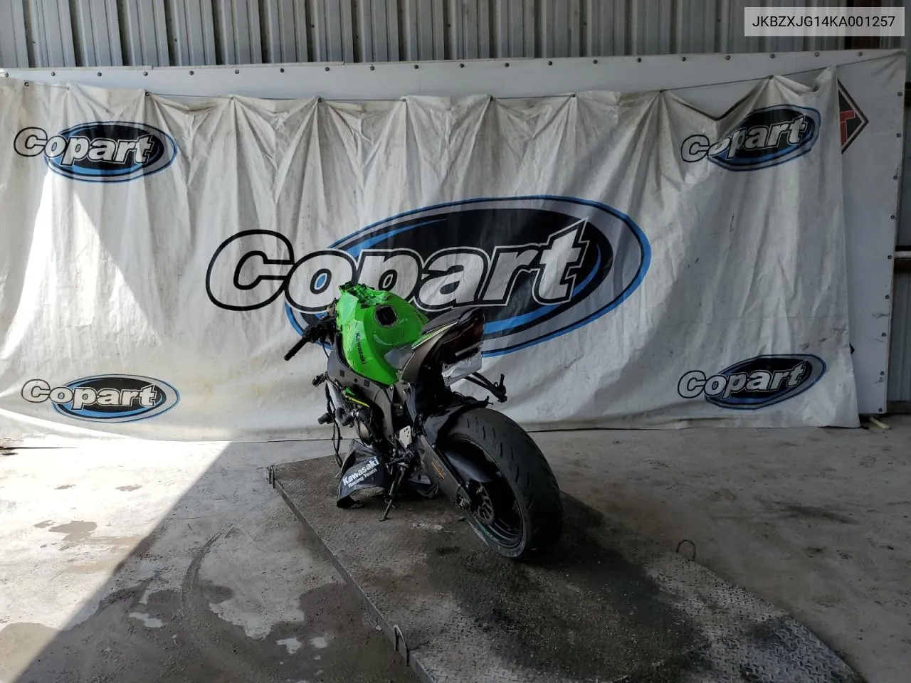 2019 Kawasaki Zx636 K VIN: JKBZXJG14KA001257 Lot: 73803954