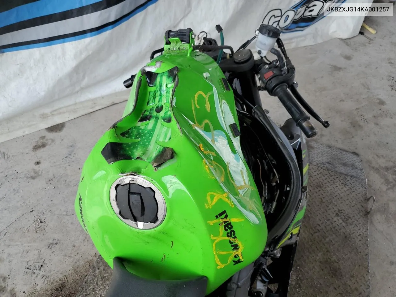 JKBZXJG14KA001257 2019 Kawasaki Zx636 K