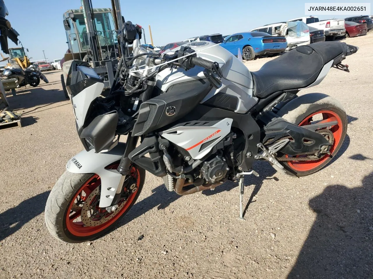 2019 Yamaha Mtn1000 VIN: JYARN48E4KA002651 Lot: 74500174