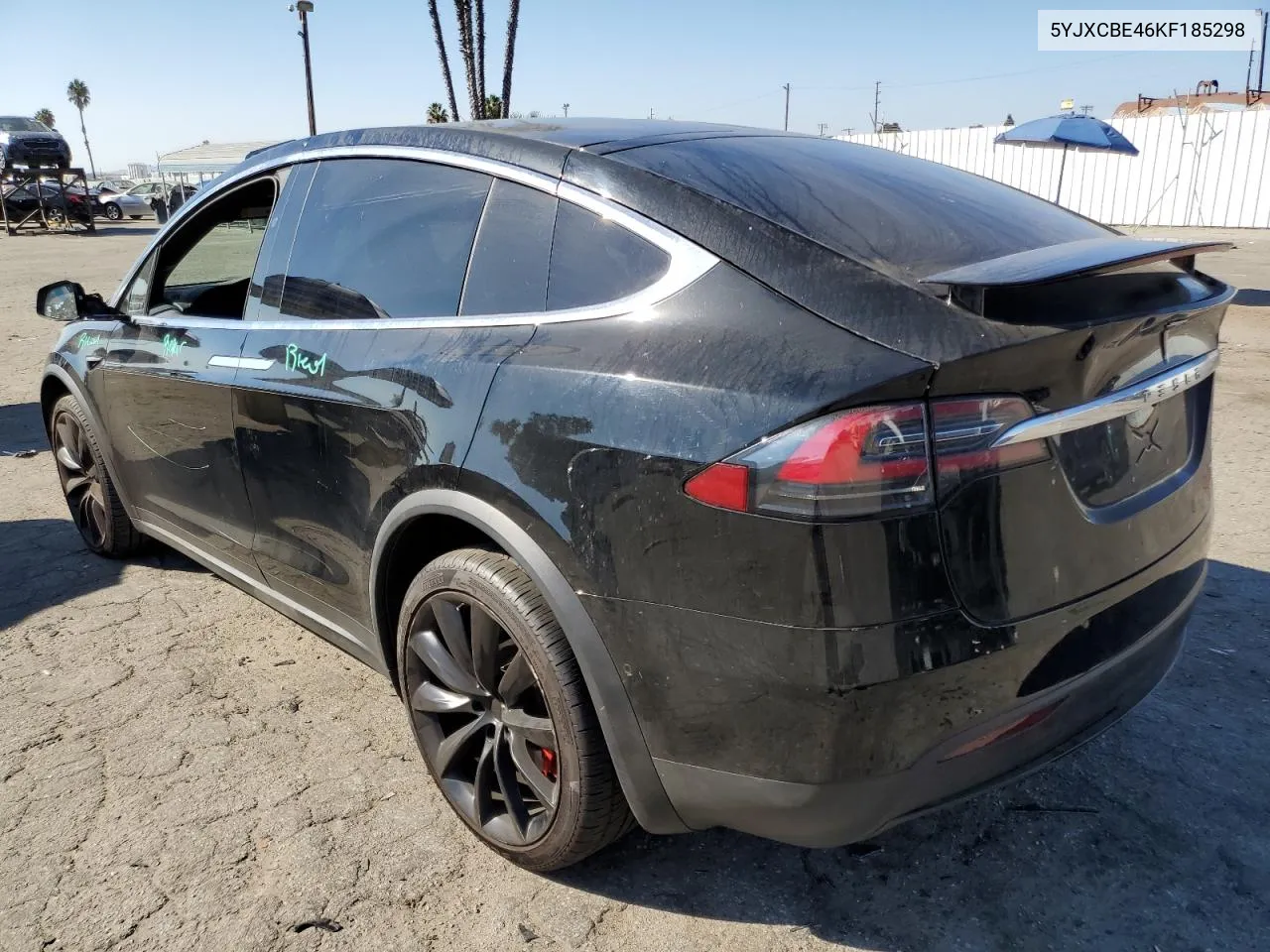 2019 Tesla Model X VIN: 5YJXCBE46KF185298 Lot: 74799084