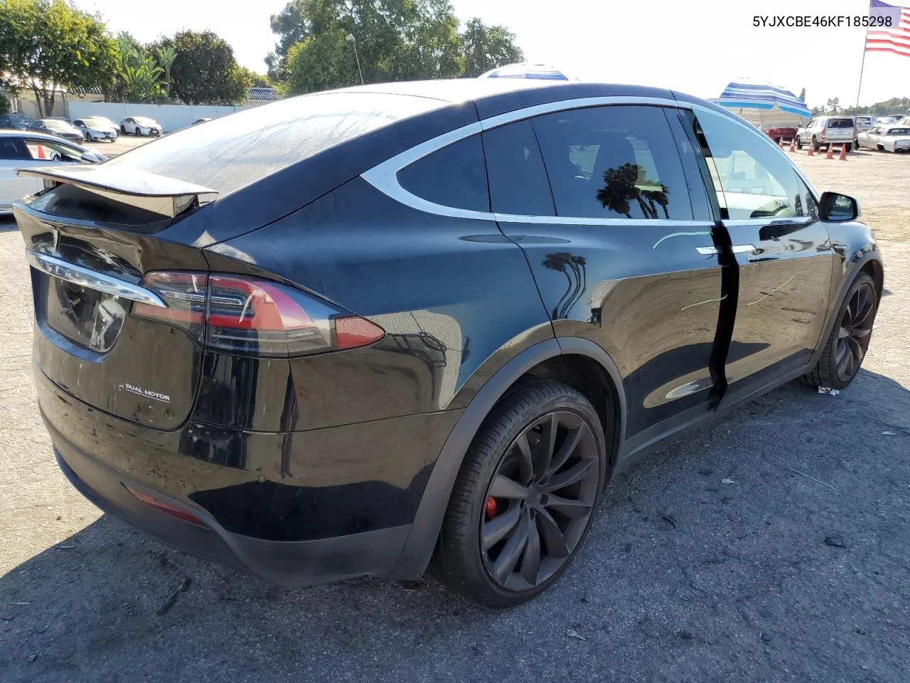 2019 Tesla Model X VIN: 5YJXCBE46KF185298 Lot: 74799084