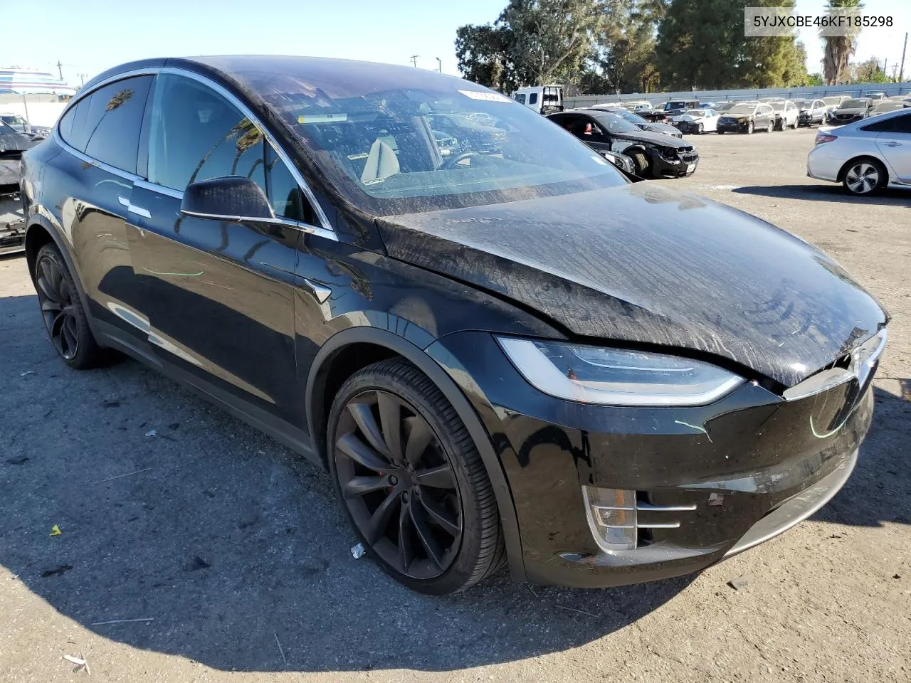 2019 Tesla Model X VIN: 5YJXCBE46KF185298 Lot: 74799084