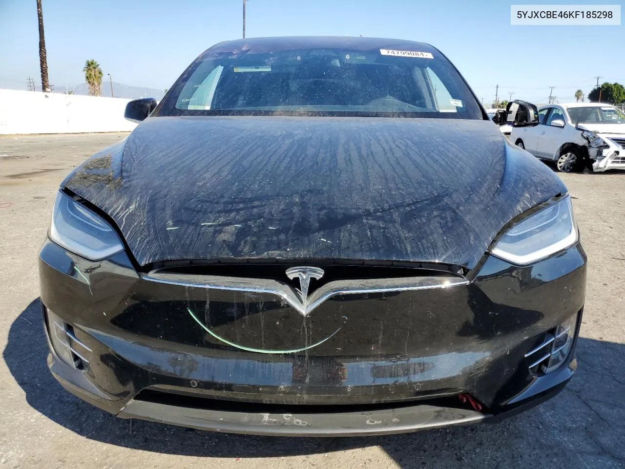 2019 Tesla Model X VIN: 5YJXCBE46KF185298 Lot: 74799084