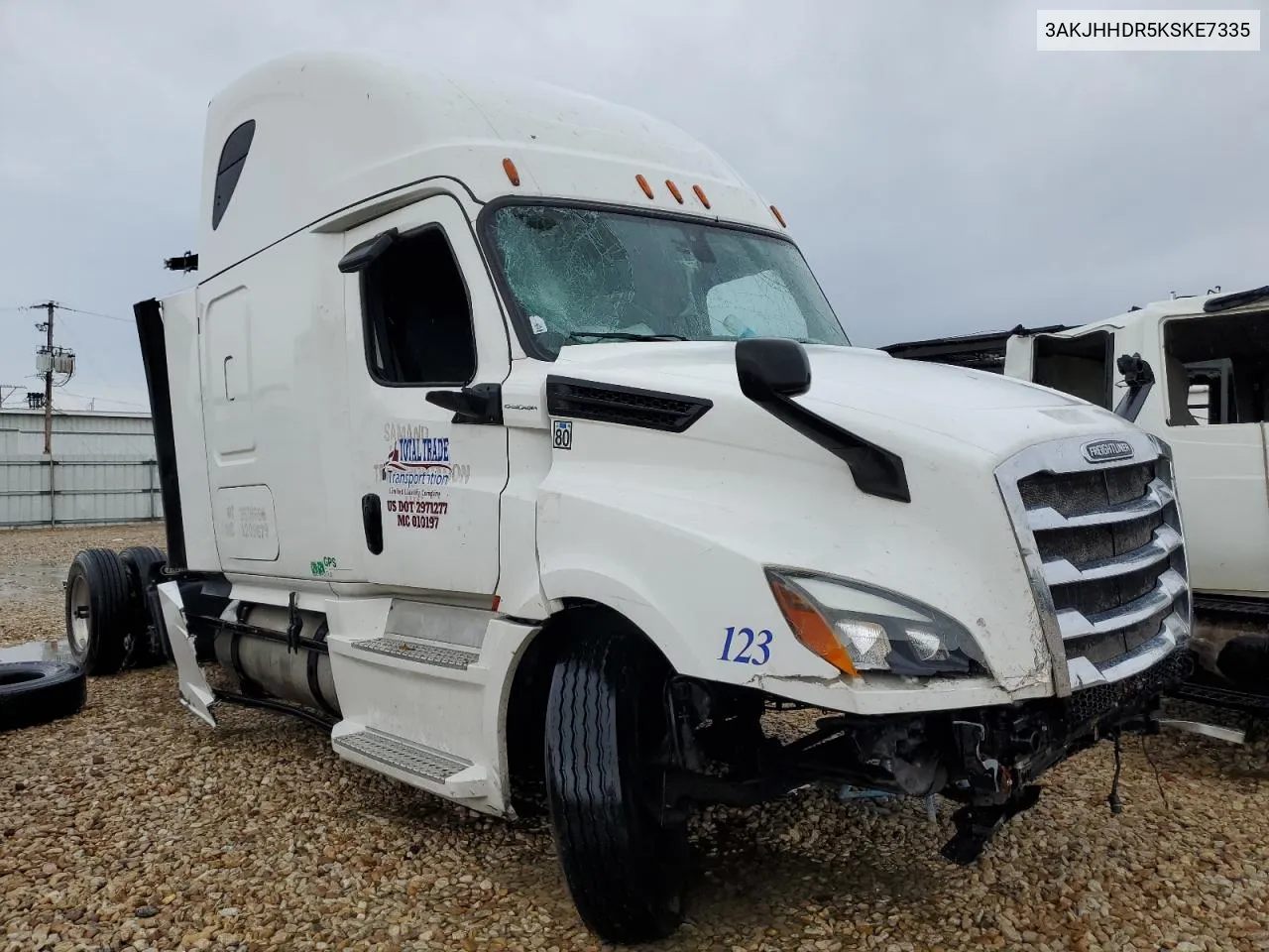 2019 Freightliner Cascadia 126 VIN: 3AKJHHDR5KSKE7335 Lot: 75361114