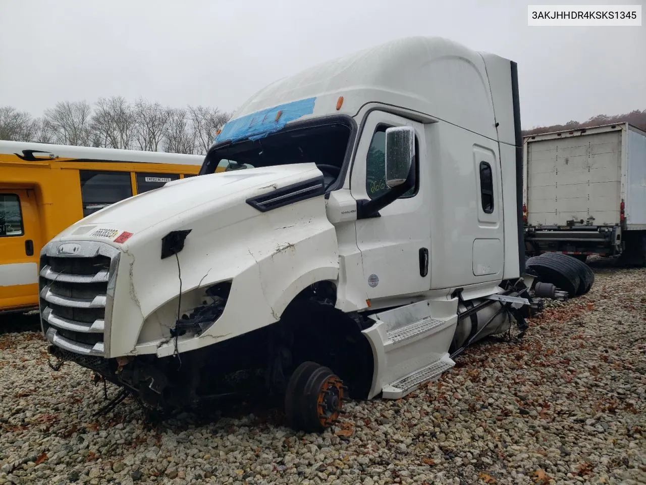 2019 Freightliner Cascadia 1 VIN: 3AKJHHDR4KSKS1345 Lot: 76423504