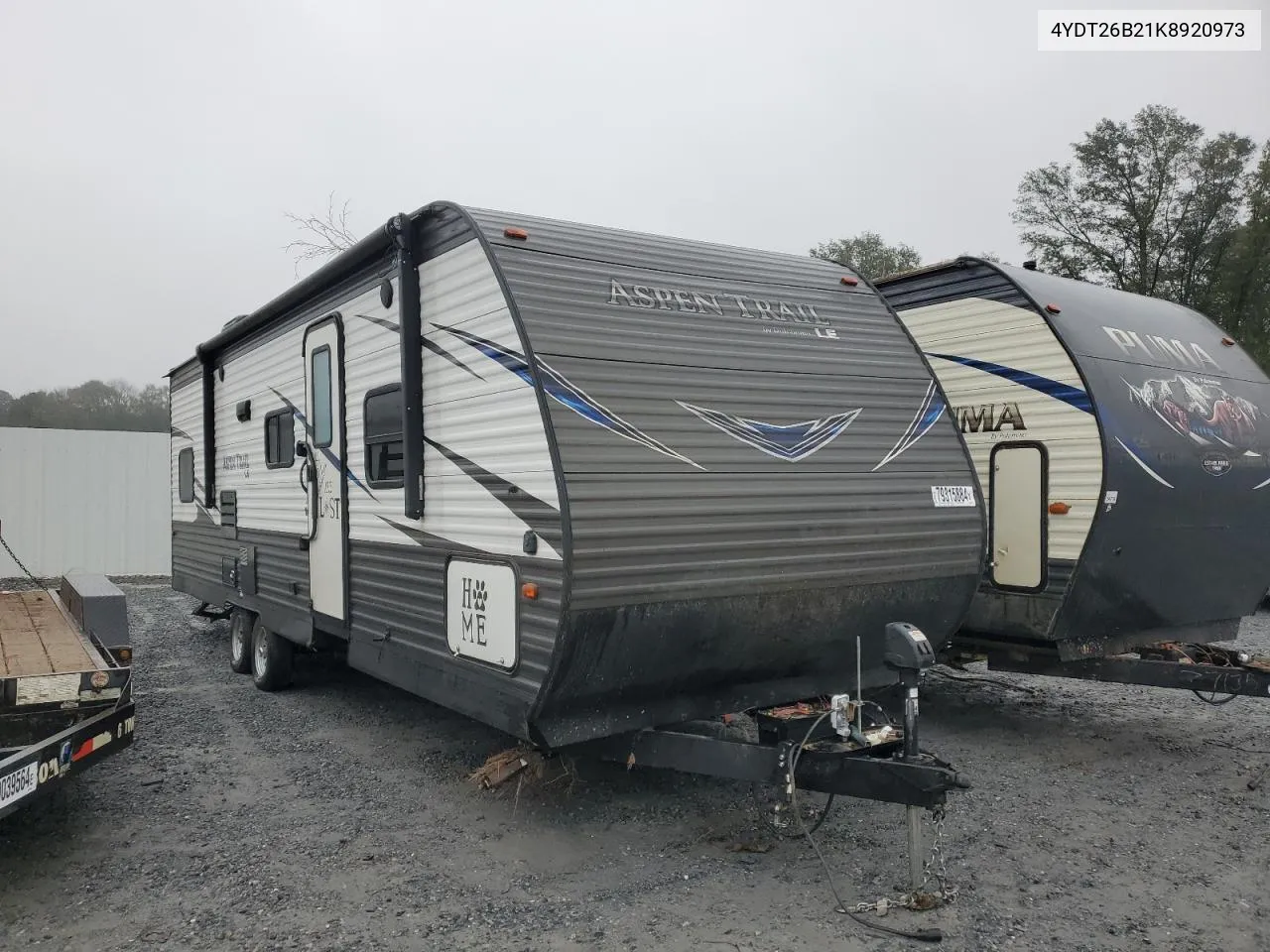 2019 Kutb Trailer VIN: 4YDT26B21K8920973 Lot: 79315884