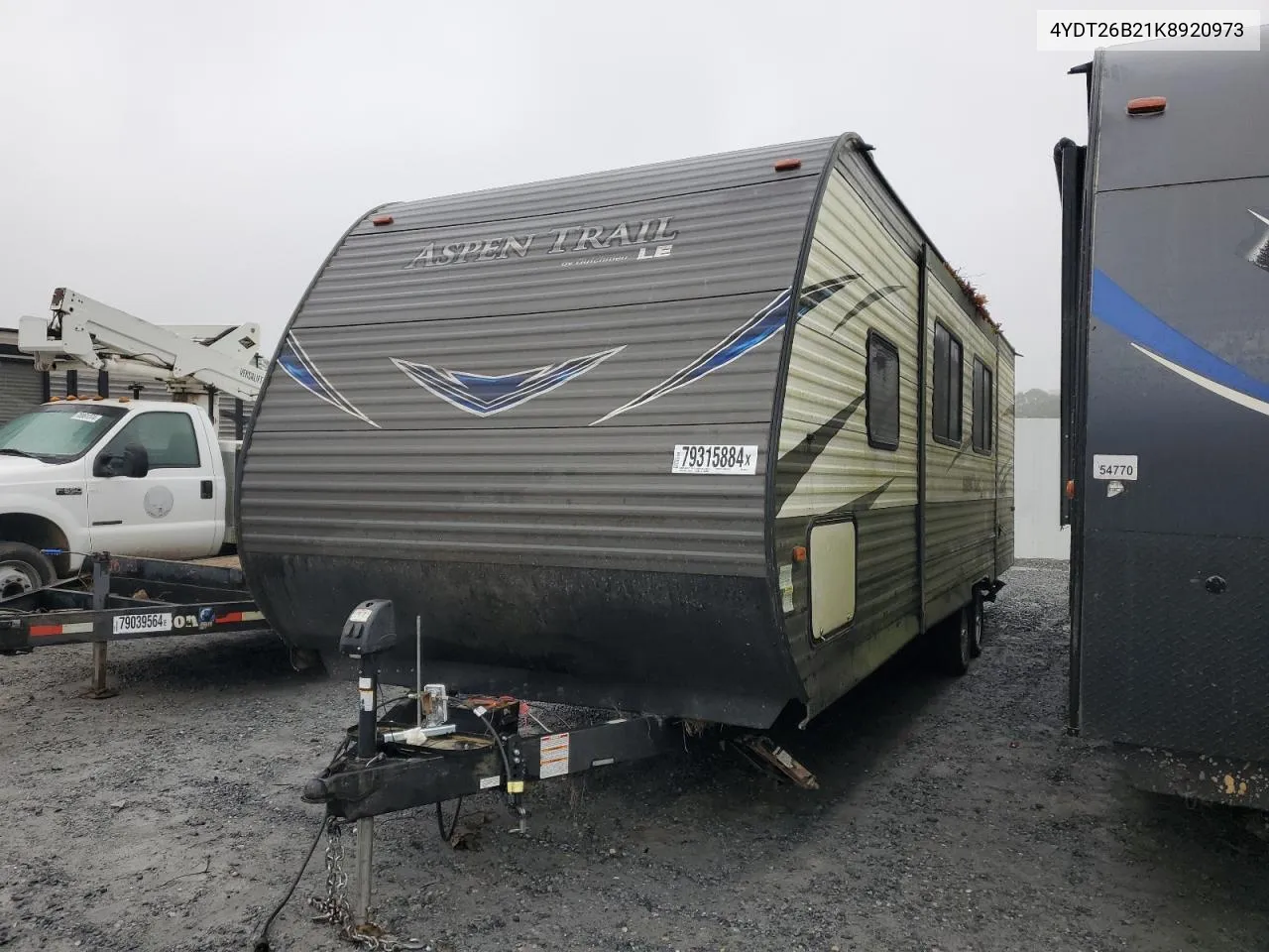 2019 Kutb Trailer VIN: 4YDT26B21K8920973 Lot: 79315884