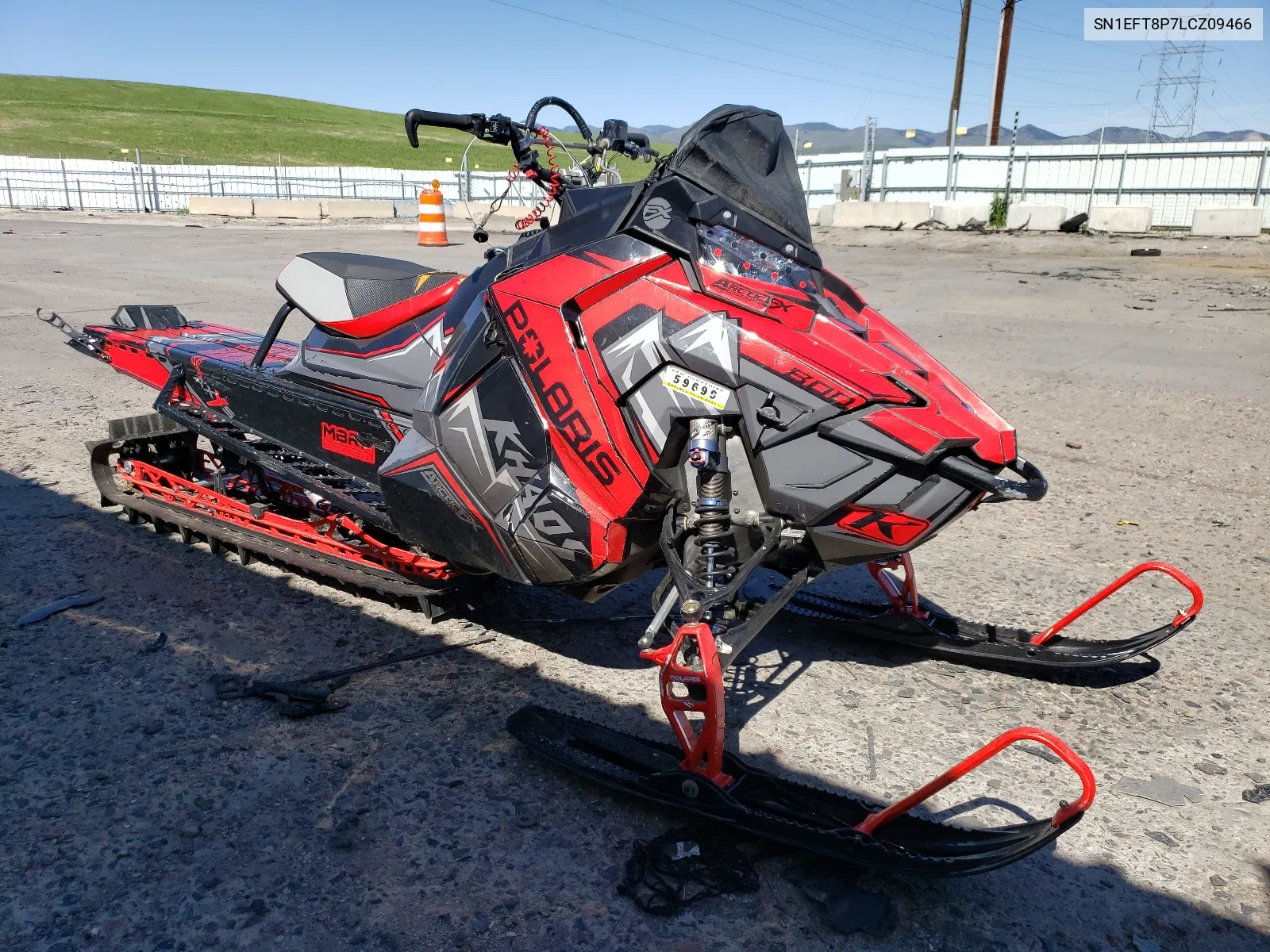 2020 Polaris Rmk 800 VIN: SN1EFT8P7LCZ09466 Lot: 56096464