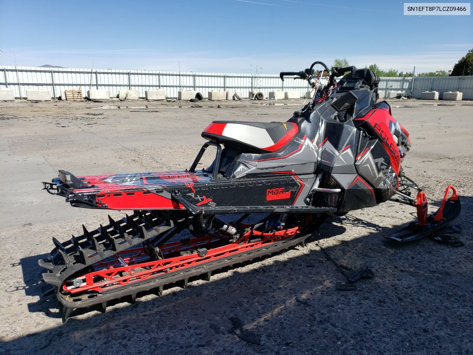 2020 Polaris Rmk 800 VIN: SN1EFT8P7LCZ09466 Lot: 56096464