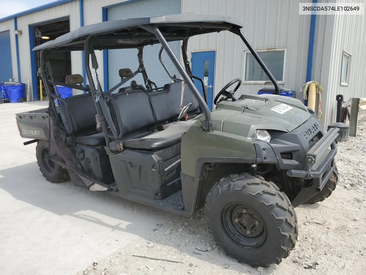 2020 Polaris Ranger Crew 570-6 VIN: 3NSCDA574LE102649 Lot: 57653584