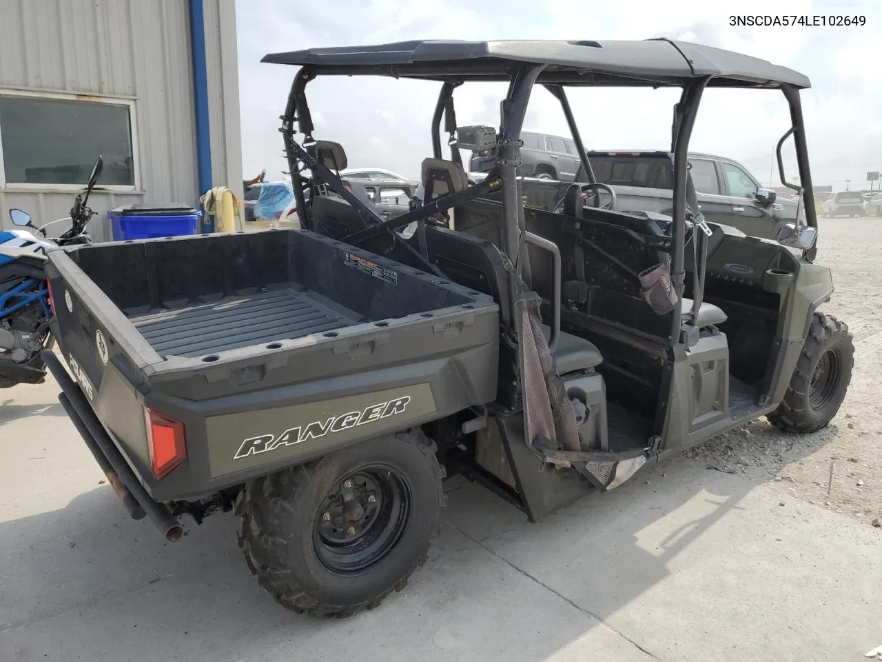 2020 Polaris Ranger Crew 570-6 VIN: 3NSCDA574LE102649 Lot: 57653584