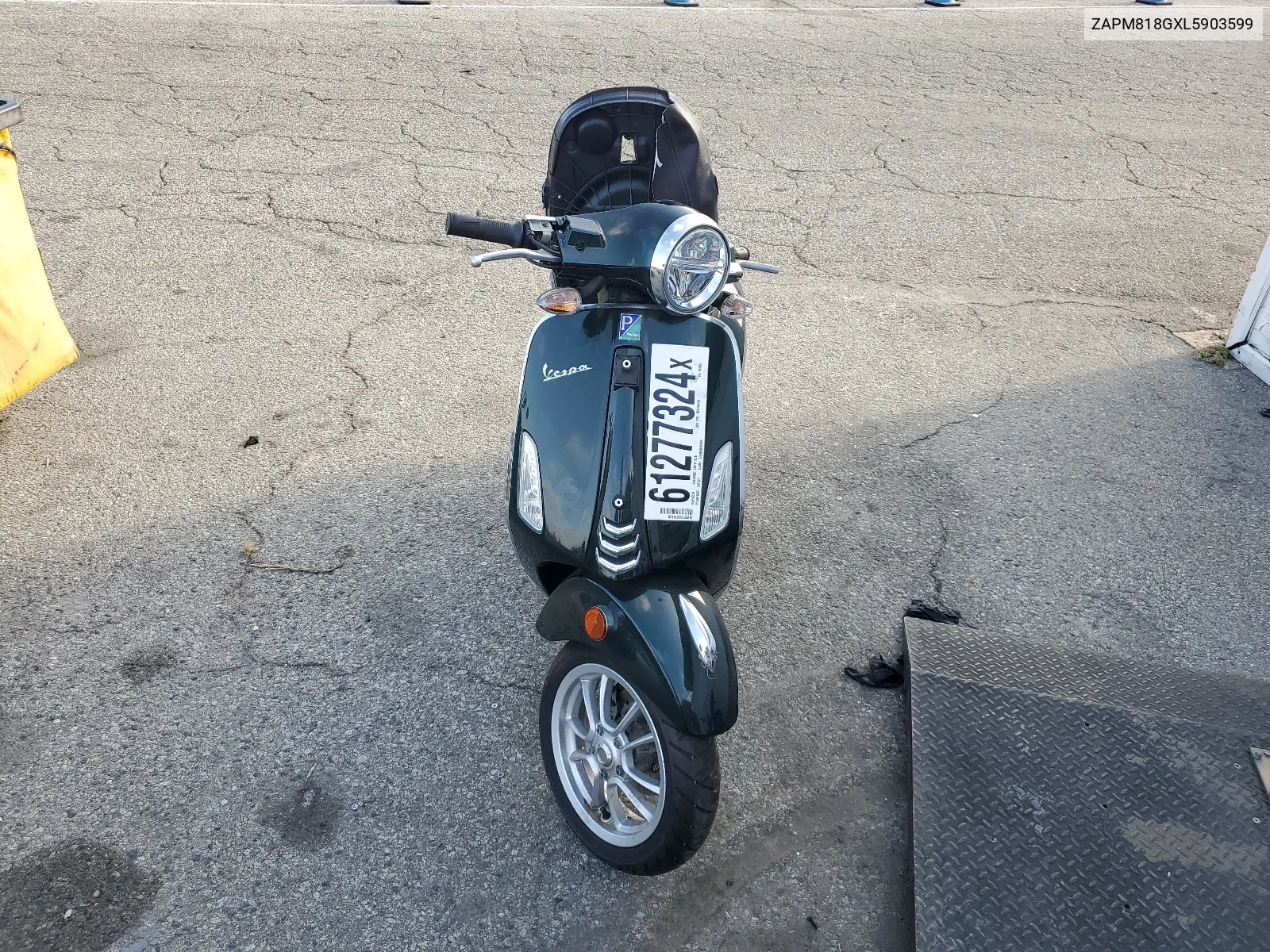 2020 Vespa Scooter VIN: ZAPM818GXL5903599 Lot: 61277324