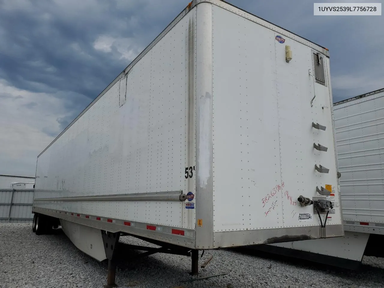 2020 Utility Trailer VIN: 1UYVS2539L7756728 Lot: 62223554