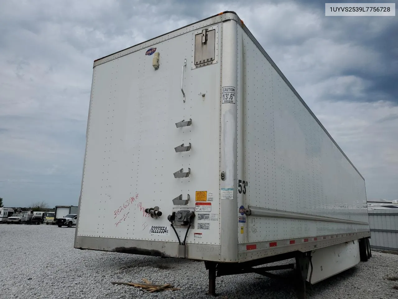 2020 Utility Trailer VIN: 1UYVS2539L7756728 Lot: 62223554