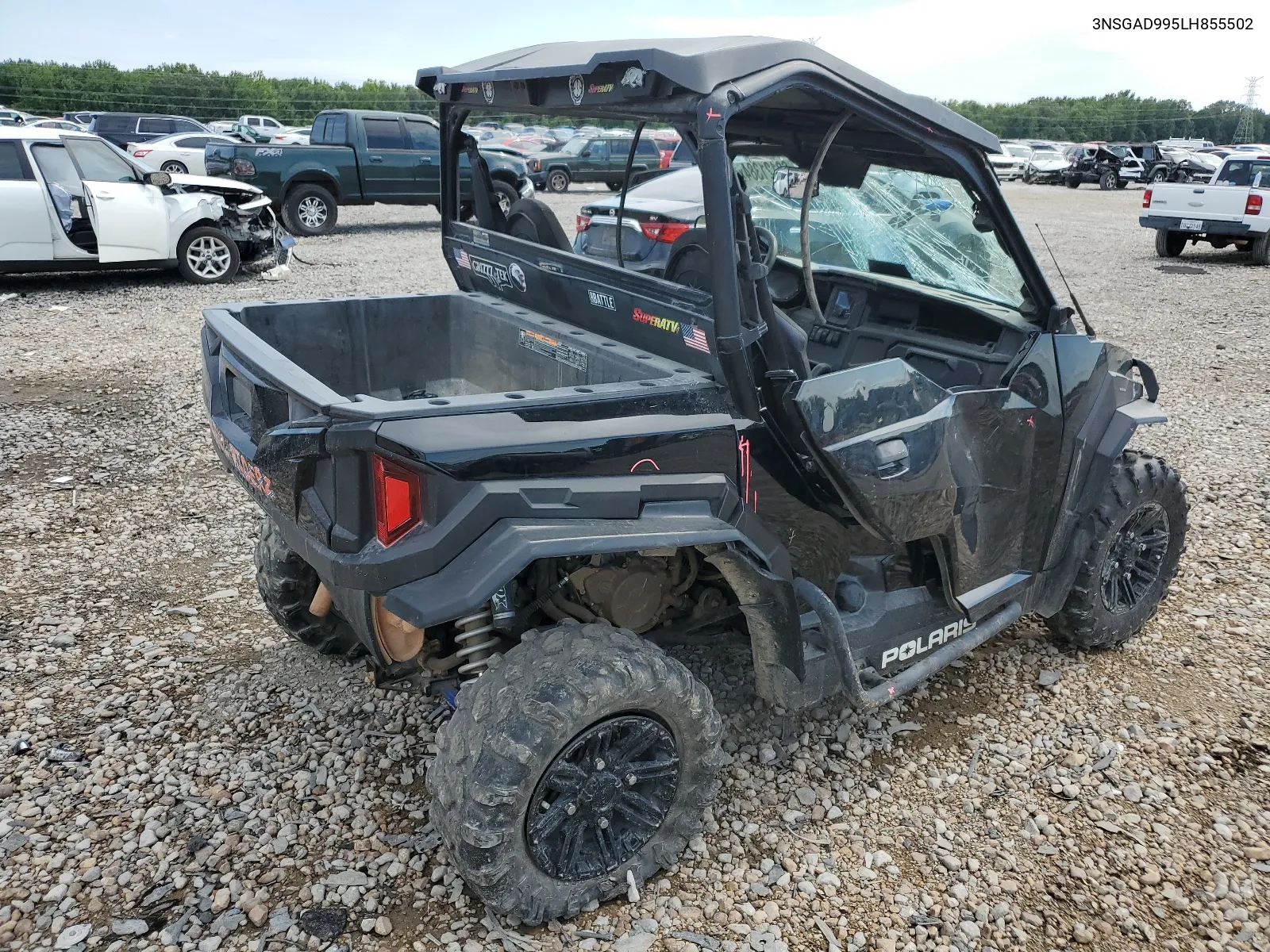 2020 Polaris General 1000 Deluxe VIN: 3NSGAD995LH855502 Lot: 63121384